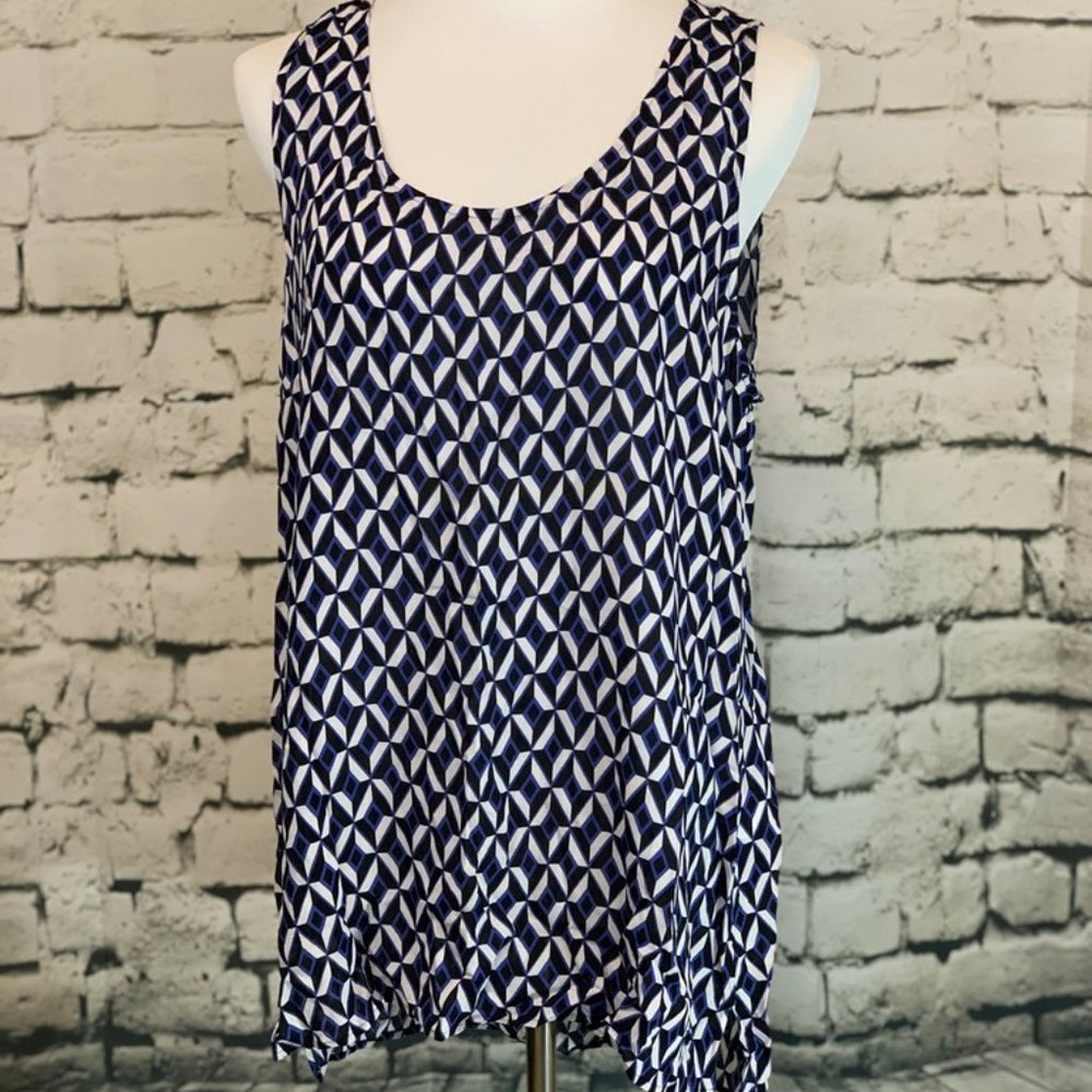 Banana Republic Geometric Hi Lo Tank